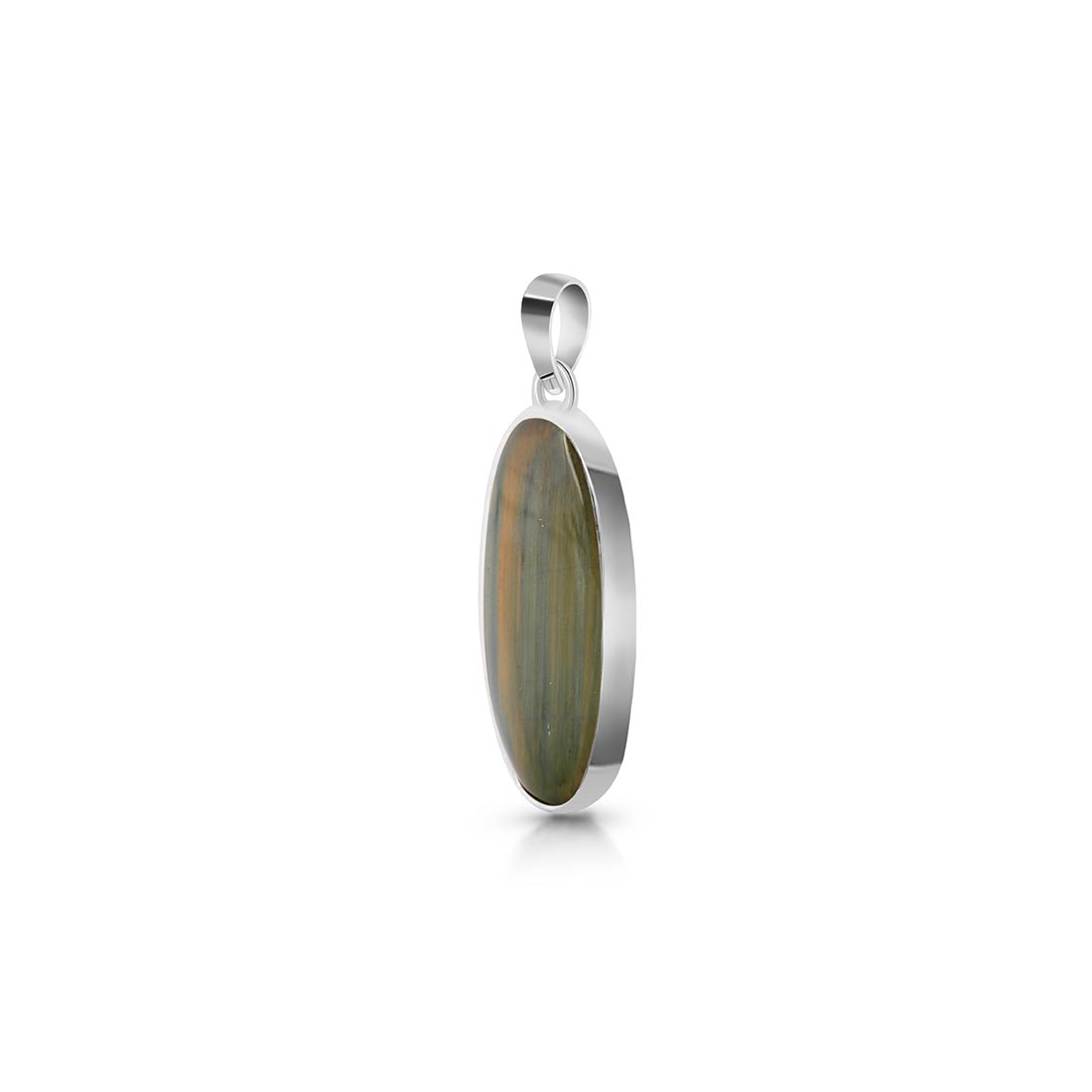 Blue Tiger Eye Pendant-(BTE-P-19.)